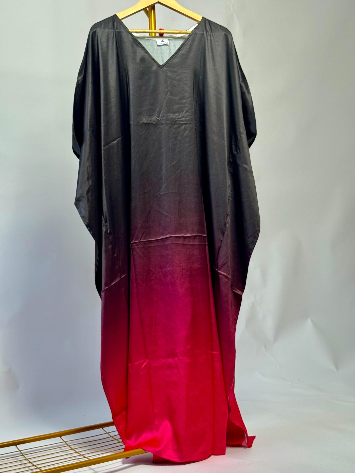 Premium Satin Ombre Kaftan – Elegant Comfort Wear