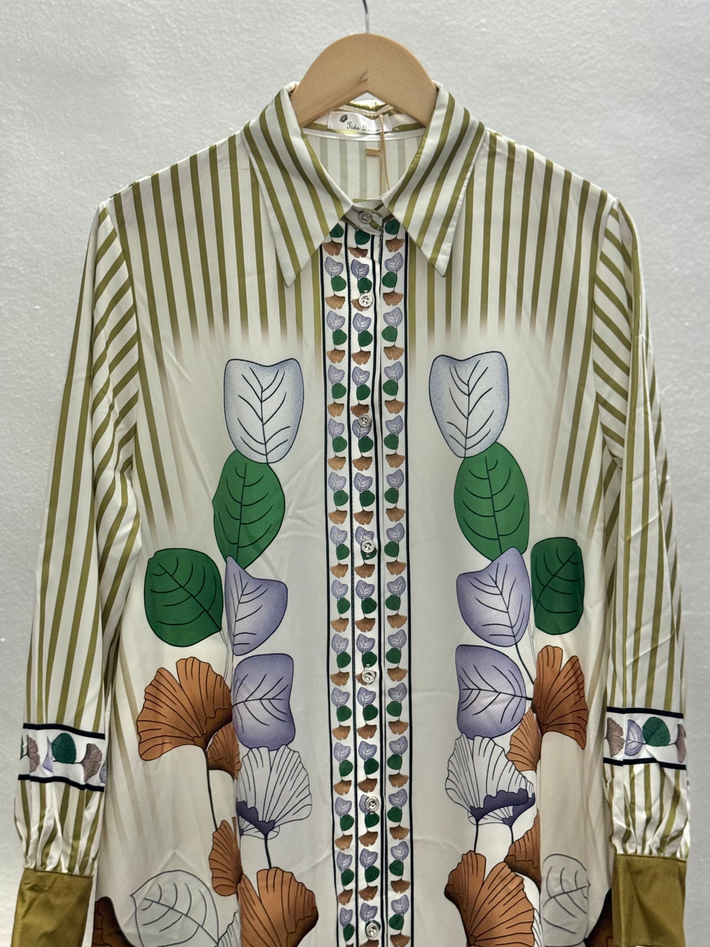 Premium Chinese Fabric Floral Shirt Dress – FemmeFits