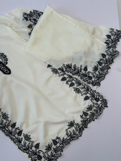 Dusty Rose Embroidered 3 piece party wear