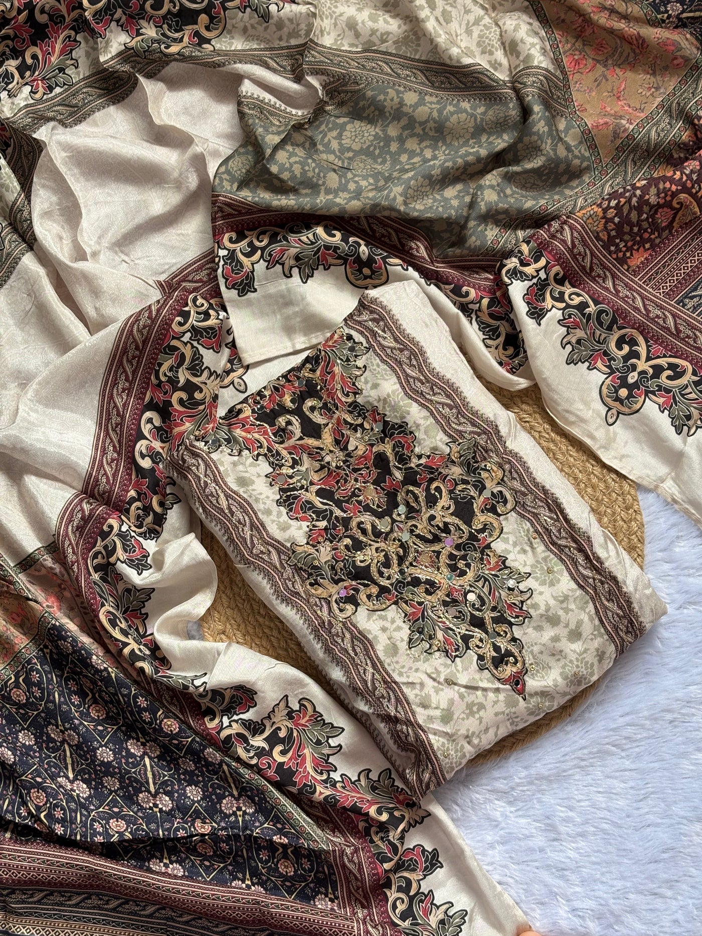 Regal Bloom – Muslin Elegance