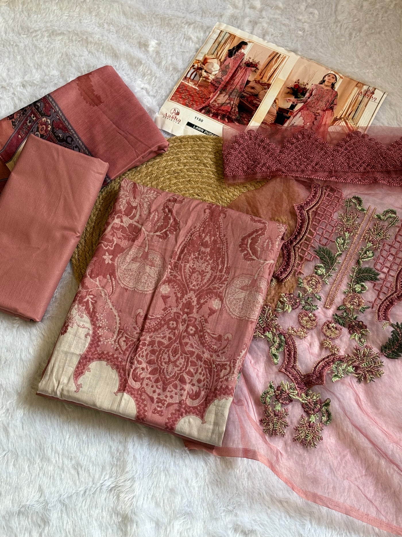 3-Piece Embroidered Luxury Lawn