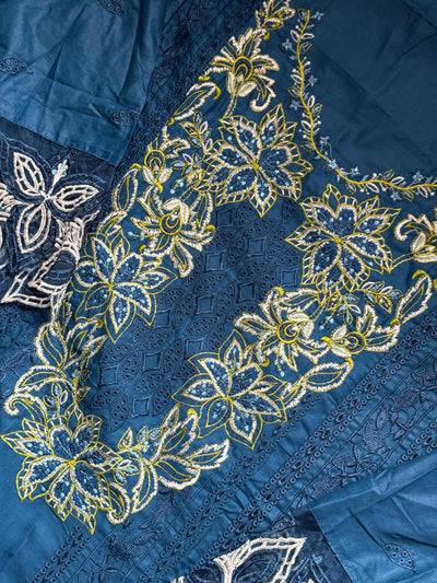 Threaded Beauty in Teal