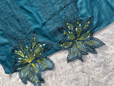 Threaded Beauty in Teal